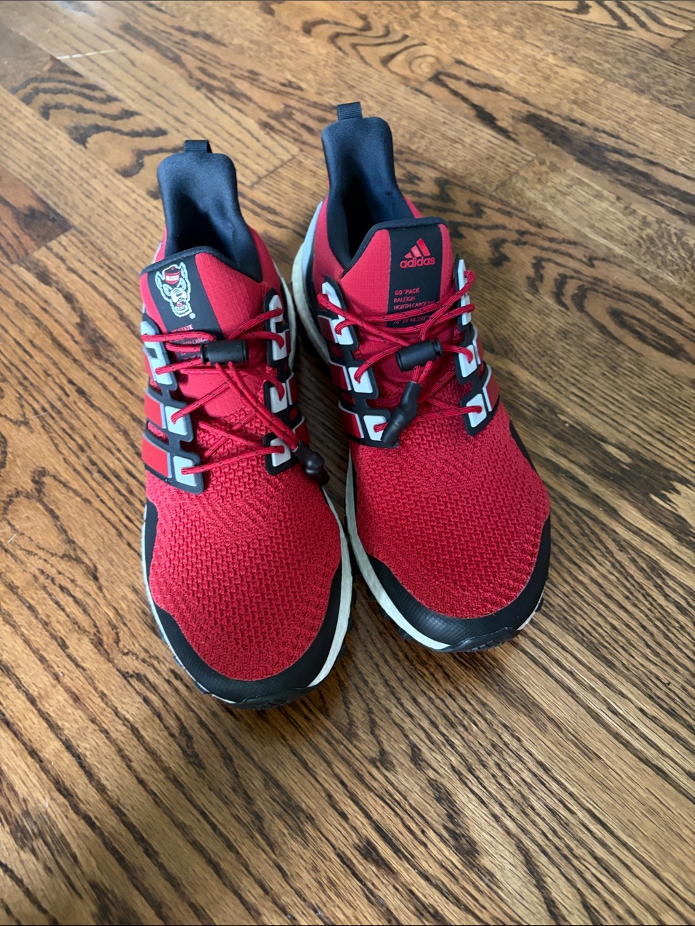 adidas NC State Lace-Style Athletic Sneakers